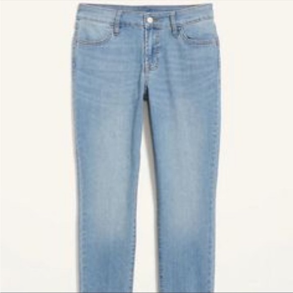 Old Navy Mid-Rise Super Skinny Light-Wash Jeans 20P NWT - Picture 3 of 5